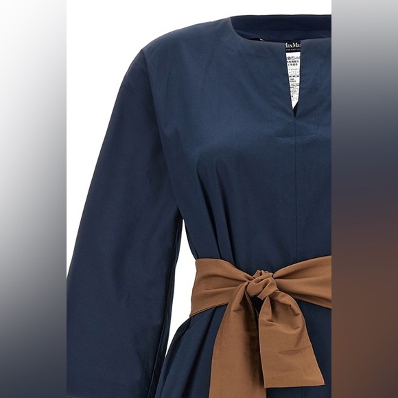 NWT ‘S Max Mara Cotton Blend Dress Size: Various Spring/Summer - Picture 2 of 5